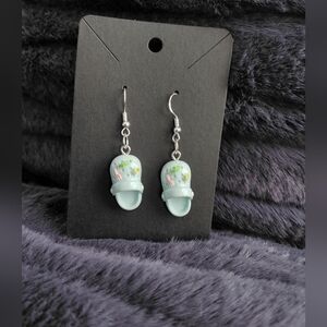 Light Blue Crock Earrings